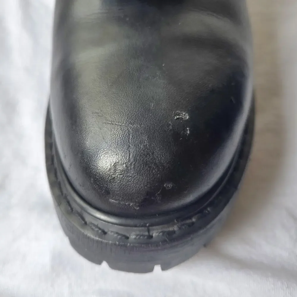 All American Boot MFG Men's 8'' Leather Wildland Firefighting Boots Black Size 8
